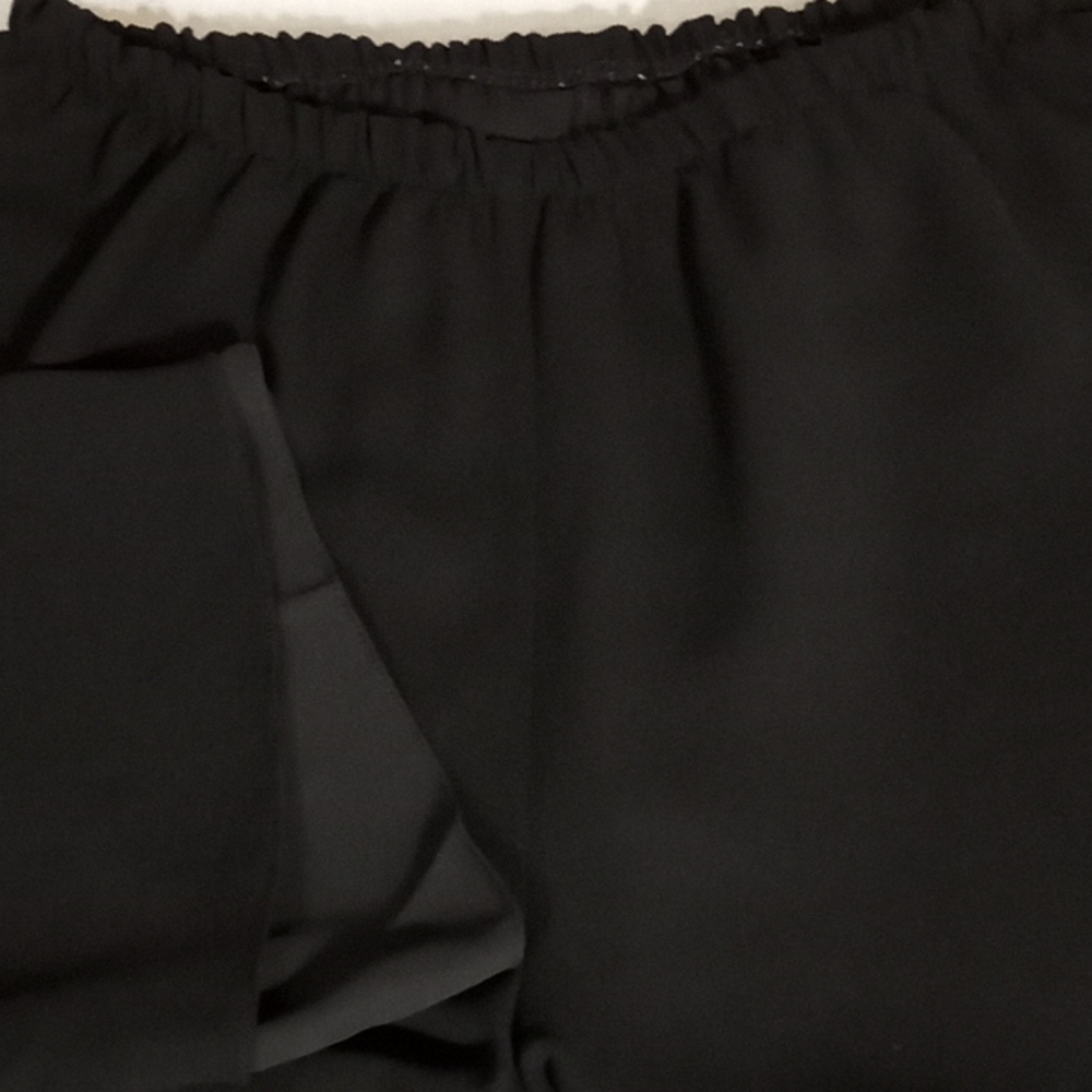 16W elegant black dress pants